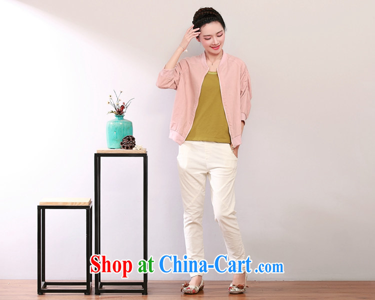 2015 DKchenpin larger female 100 ground plain colored jacket jacket female Korean older cardigan casual jacket girls spring orange red 3 XL pictures, price, brand platters! Elections are good character, the national distribution, so why buy now enjoy more preferential! Health