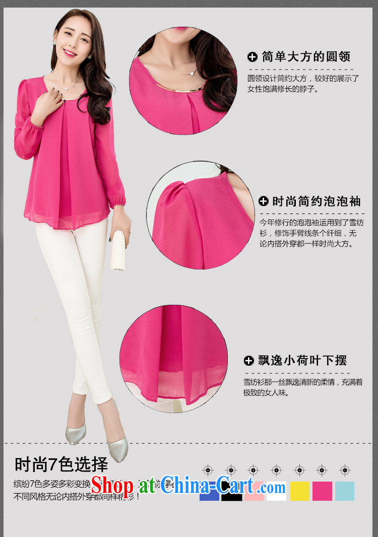 Catherine's 2015 summer new Korean version the Code women mm thick beauty bubble cuff round-collar double snow woven shirts solid T-shirt girl Kang Wong short-sleeved XXXXL pictures, price, brand platters! Elections are good character, the national distribution, so why buy now enjoy more preferential! Health