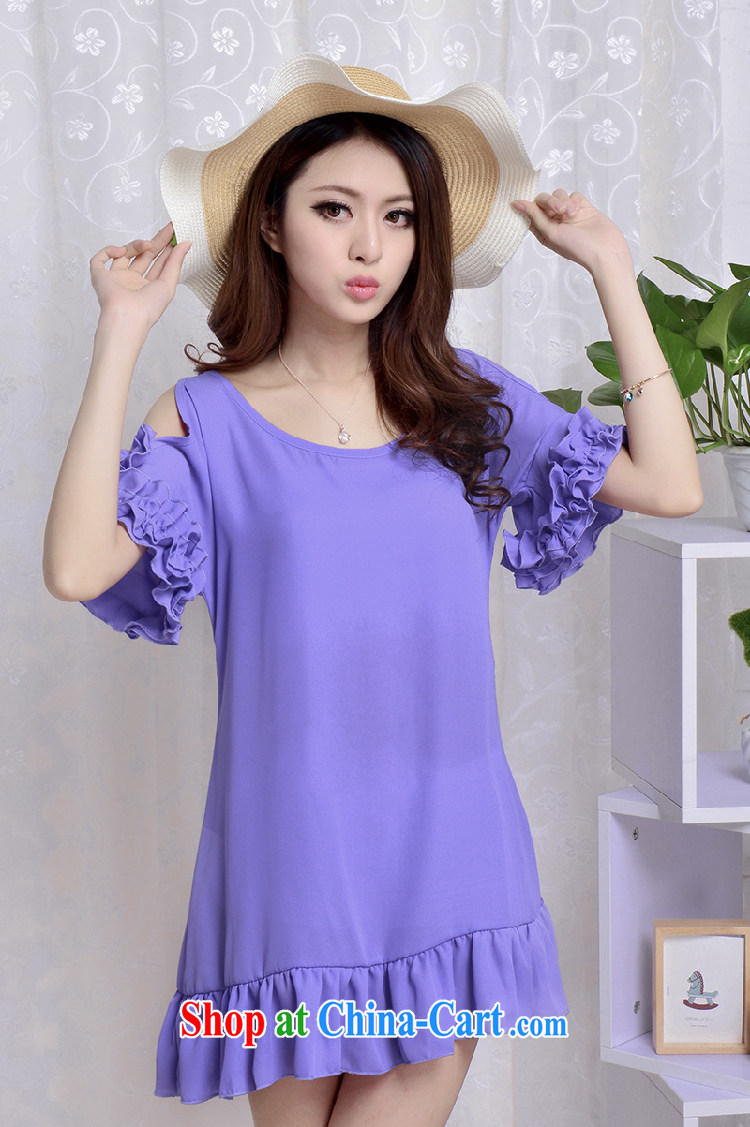 Here is the 2015 code female summer new, mm thick Korean loose video thin short-sleeve woven snow-skirt summer 2057 purple 6 XL pictures, price, brand platters! Elections are good character, the national distribution, so why buy now enjoy more preferential! Health