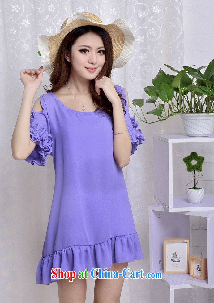 Here is the 2015 code female summer new, mm thick Korean loose video thin short-sleeve woven snow-skirt summer 2057 purple 6 XL pictures, price, brand platters! Elections are good character, the national distribution, so why buy now enjoy more preferential! Health