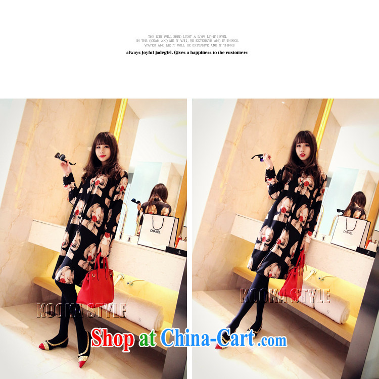 The sea 2015 spring and summer with new Korean Version Stamp larger female snow woven shirts, long, loose the fat shirt dresses women 5503 picture color XL pictures, price, brand platters! Elections are good character, the national distribution, so why buy now enjoy more preferential! Health