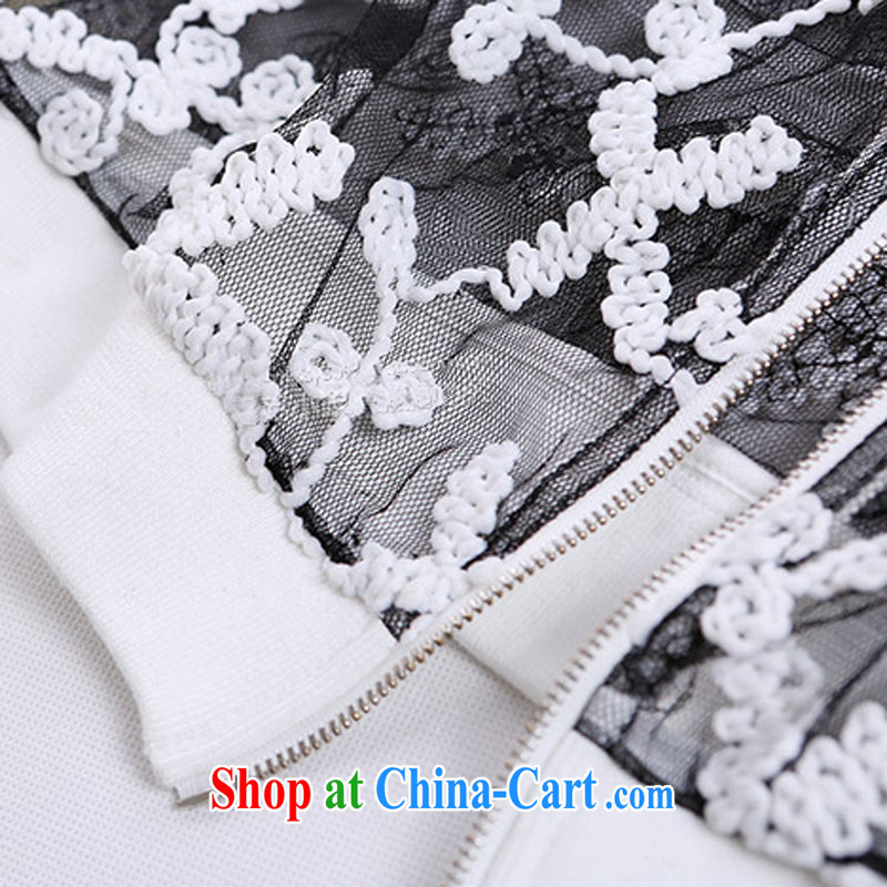 Terrace, Western Europe and the United States, the girl with a spring loaded new thick mm lace hook flower Openwork jacket long-sleeved jacket female white 5 XL 180 - 200 jack, 1000 field and the United States, and, shopping on the Internet