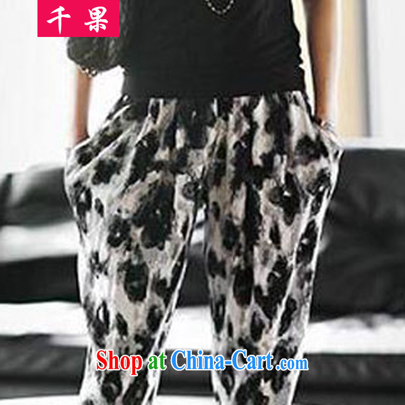 1000 fruit summer 2015 the code female new and indeed XL thick MM pant Korean loose video thin, trousers castor pants 98,129 picture color 3XL recommendations 170 - 190 jack, 1000 fruit (QIANGUO), online shopping