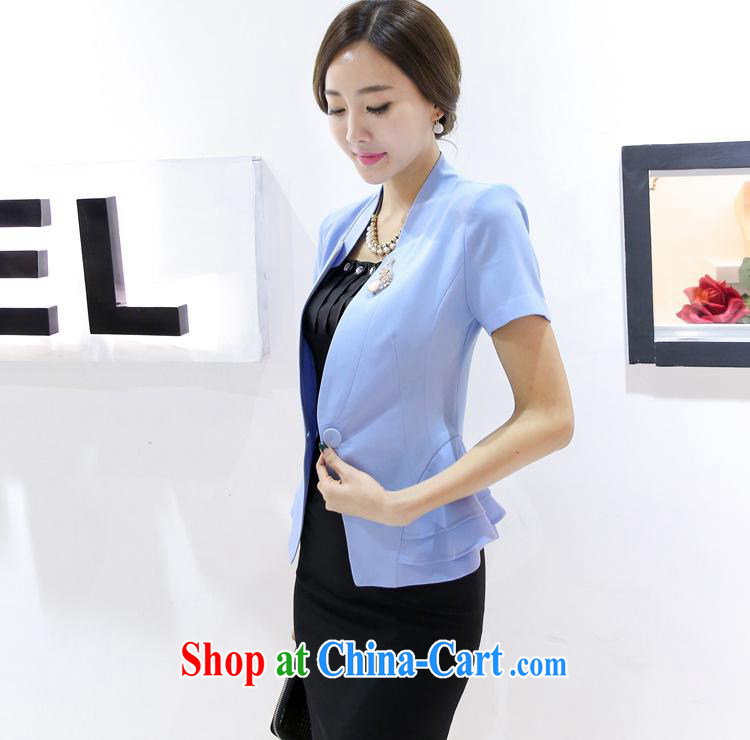 2015 spring and summer new career women dress Set Korean version commuter short-sleeved black suit skirt set is loaded OL clothing black XXXL pictures, price, brand platters! Elections are good character, the national distribution, so why buy now enjoy more preferential! Health
