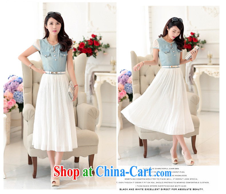 Cool as well as a larger female Korean washable thin cowboy snow woven dresses mm thick photo color 5 XL pictures, price, brand platters! Elections are good character, the national distribution, so why buy now enjoy more preferential! Health