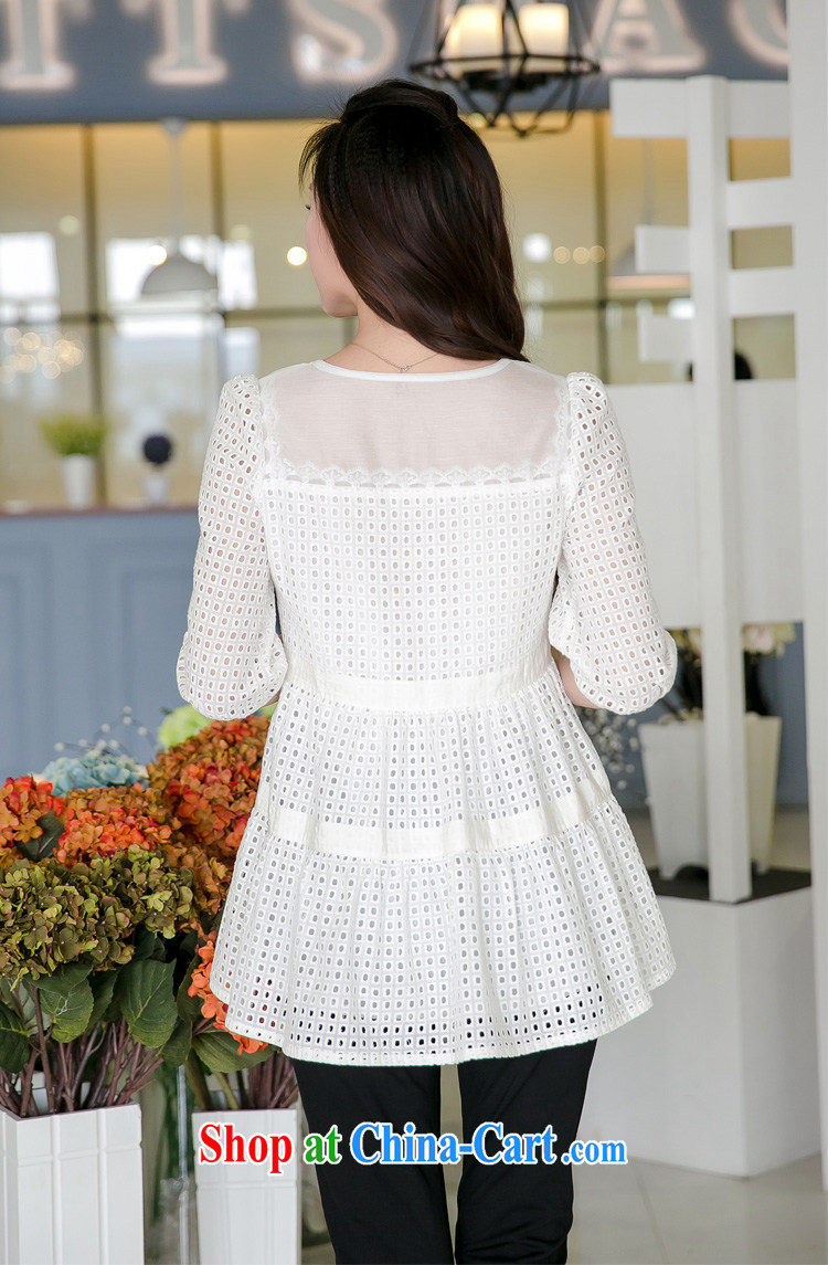 loved the Code women 2105 spring and summer new thick MM graphics thin Openwork lace stitching Web yarn 7 cuff T shirt, long women 5016 on white 4XL pictures, price, brand platters! Elections are good character, the national distribution, so why buy now enjoy more preferential! Health