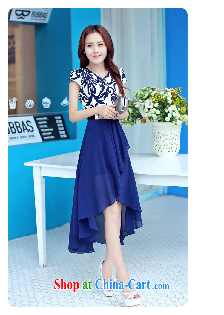 Crystal Kay, Mr Ronald ARCULLI, the code female Korean dresses women Beauty stamp stitching 100 hem skirt CDM B 1526 - blue XXL pictures, price, brand platters! Elections are good character, the national distribution, so why buy now enjoy more preferential! Health