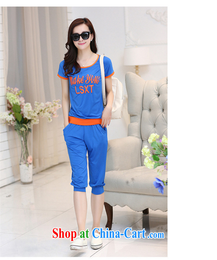 2015 New Products New Women Sport Kits Korea and indeed increase code campaign female package summer mm thick king size code female xxxl 7 loose pants Kit slim 9903 black 4 XL recommendations 170 - 190 Jack pictures, price, brand platters! Elections are good character, the national distribution, so why buy now enjoy more preferential! Health