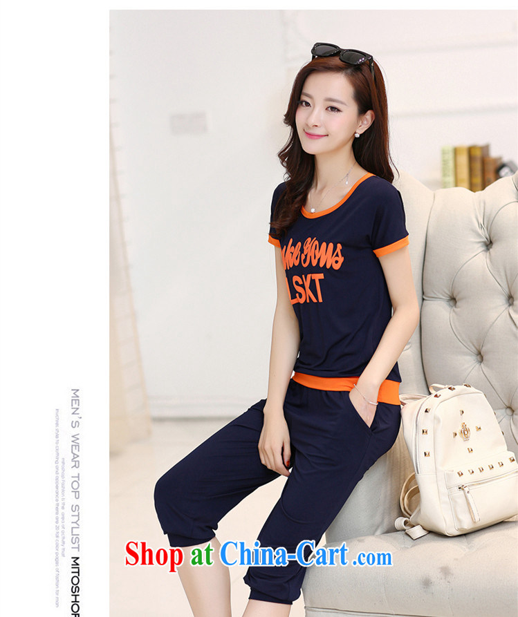 2015 New Products New Women Sport Kits Korea and indeed increase code campaign female package summer mm thick king size code female xxxl 7 loose pants Kit slim 9903 black 4 XL recommendations 170 - 190 Jack pictures, price, brand platters! Elections are good character, the national distribution, so why buy now enjoy more preferential! Health