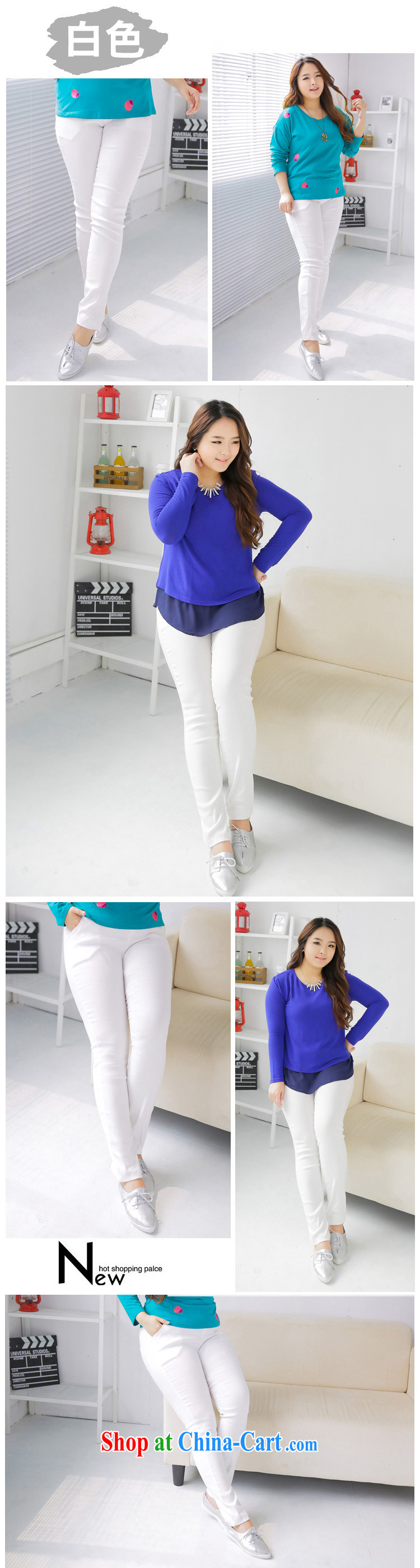 The Erez mark 2015 spring new and indeed intensify, Korean 200 Jack fat sister, through solid Beauty Salon casual pants 4013 light purple XL (waist 76 - 96 cm) pictures, price, brand platters! Elections are good character, the national distribution, so why buy now enjoy more preferential! Health