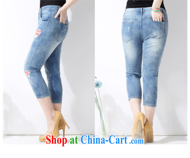 Picking a major, female 2015 spring and summer new thick MM 100 ground graphics thin mill white decals 7 pants leisure beauty K jeans 621 denim blue 34 pictures, price, brand platters! Elections are good character, the national distribution, so why buy now enjoy more preferential! Health