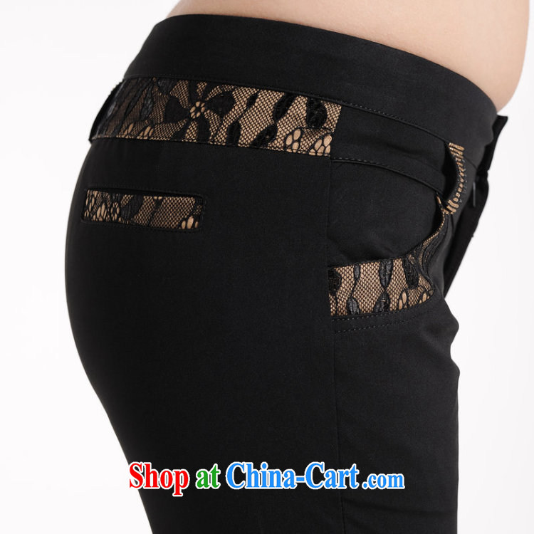 for Elizabeth's clothing summer 2015 new middle-aged mother with female pants girls in high-waist lace 7 pants career QX 2066 black 2 feet 6 pictures, price, brand platters! Elections are good character, the national distribution, so why buy now enjoy more preferential! Health