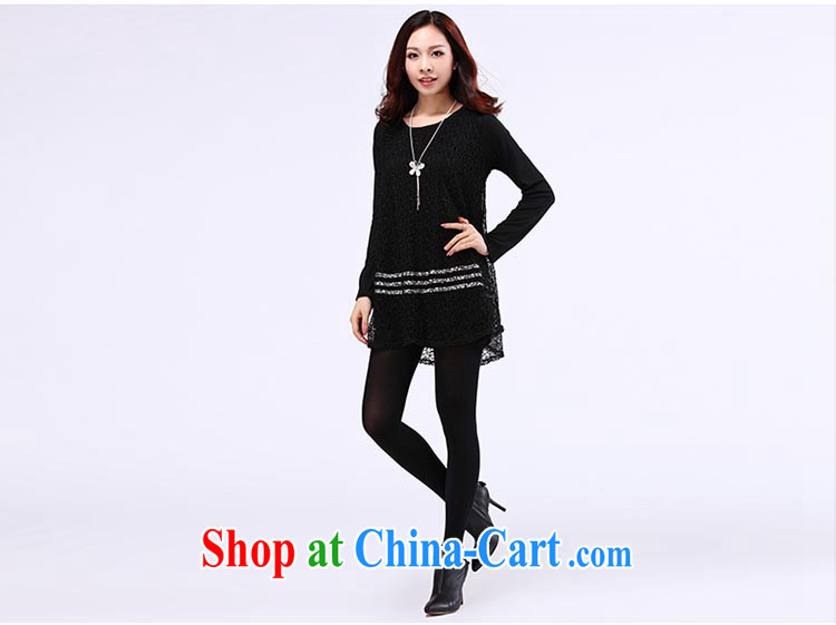 GE, Elizabeth 2015 the code female Korean version and replace the fat increase graphics thin, lace solid shirt DDS 009 black color 5 XL pictures, price, brand platters! Elections are good character, the national distribution, so why buy now enjoy more preferential! Health