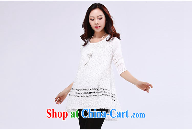 GE, Elizabeth 2015 the code female Korean version and replace the fat increase graphics thin, lace solid shirt DDS 009 black color 5 XL pictures, price, brand platters! Elections are good character, the national distribution, so why buy now enjoy more preferential! Health