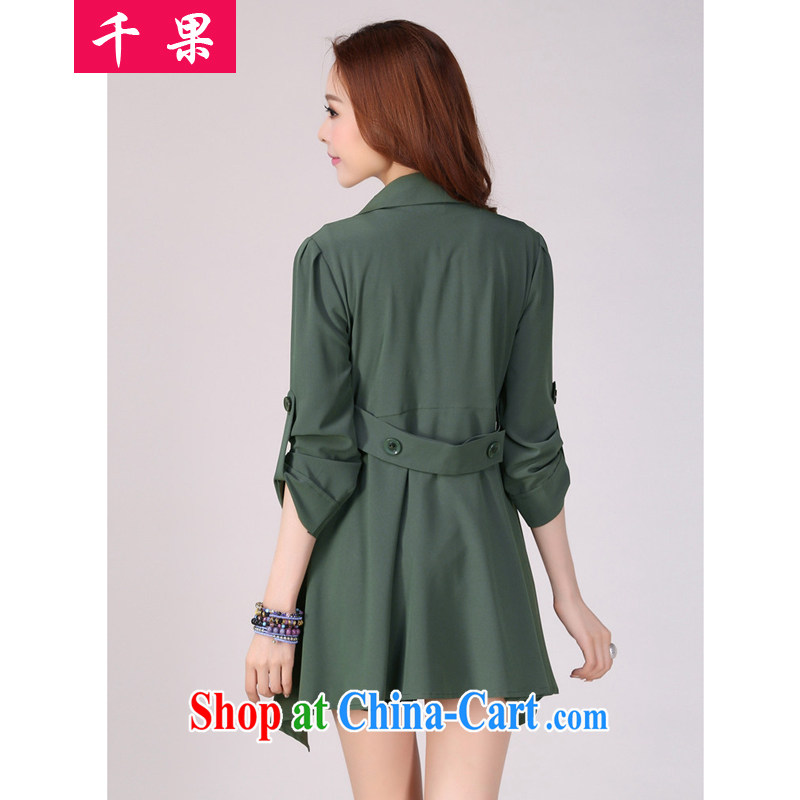 1000 if the load is increased, female 200 jack on 2015 mm long, spring and summer loose video thin casual clothing Korean jacket 9808 black 5 XL 185 - 200 jack, 1000 fruit (QIANGUO), shopping on the Internet