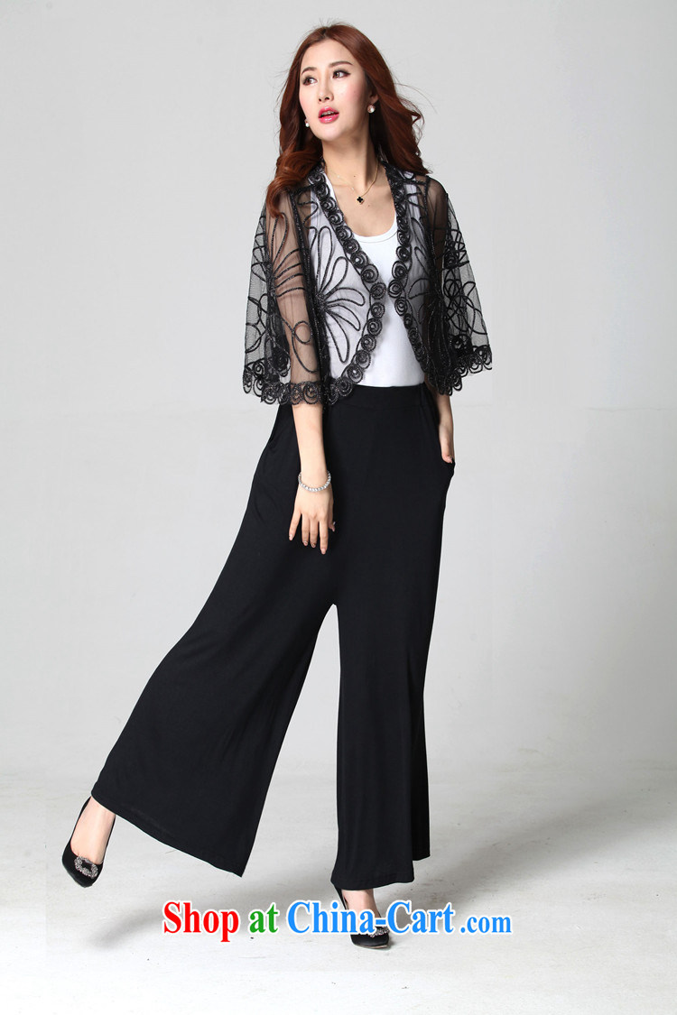 Land is the Yi, female new 2015 summer thick MM graphics thin wide leg trousers and leisure and is indeed more relaxed black trousers 866 black XXXXXL pictures, price, brand platters! Elections are good character, the national distribution, so why buy now enjoy more preferential! Health