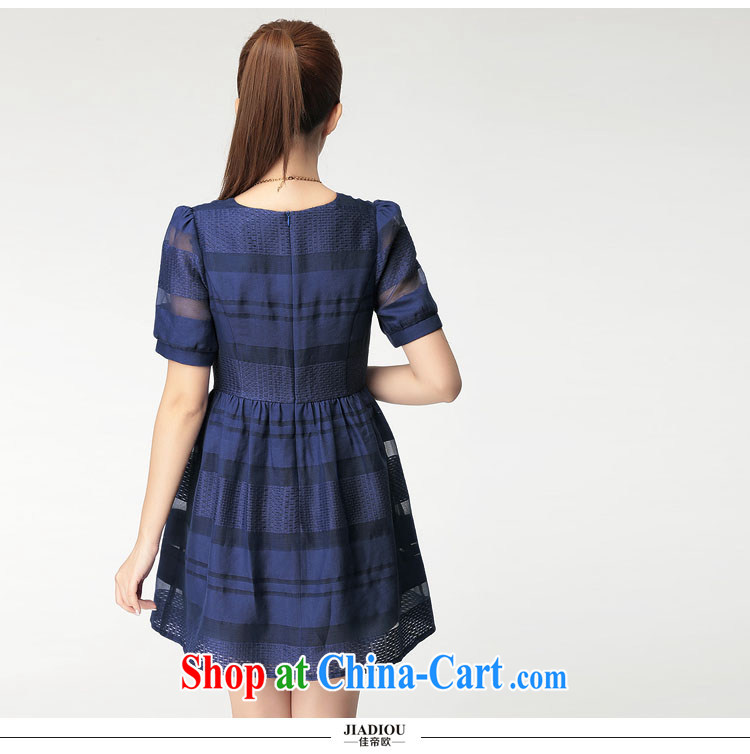 The better the 2015 Korea and indeed increase female fat sister Europe video thin European root dress Openwork 100 hem skirt large blue code 5 XL pictures, price, brand platters! Elections are good character, the national distribution, so why buy now enjoy more preferential! Health