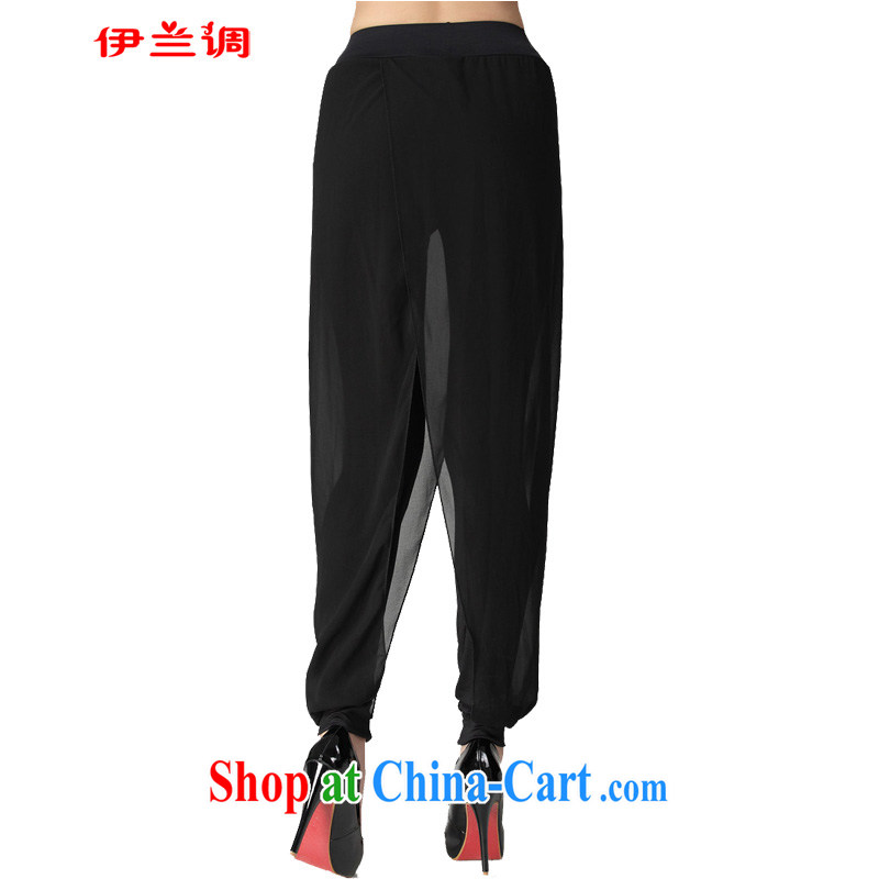 The evaluation and 100 snow ground woven leave of two in cultivating graphics thin trousers 2015 spring new thick mm larger female thick sister 5012 XXXXXL black, blue, and, shopping on the Internet
