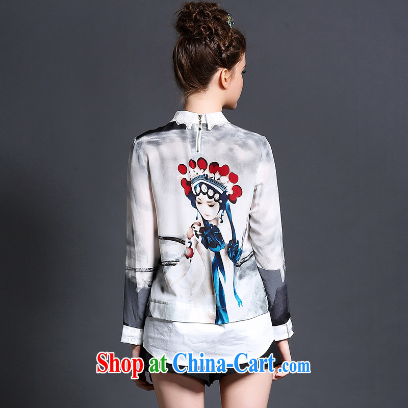 Connie's dream European and American high-end long-sleeved T-shirt girls and indeed increase, female 200 Jack 2015 spring new and stylish, for loose video thin T-shirt G 605 gray XXXXXL, Connie dreams, shopping on the Internet