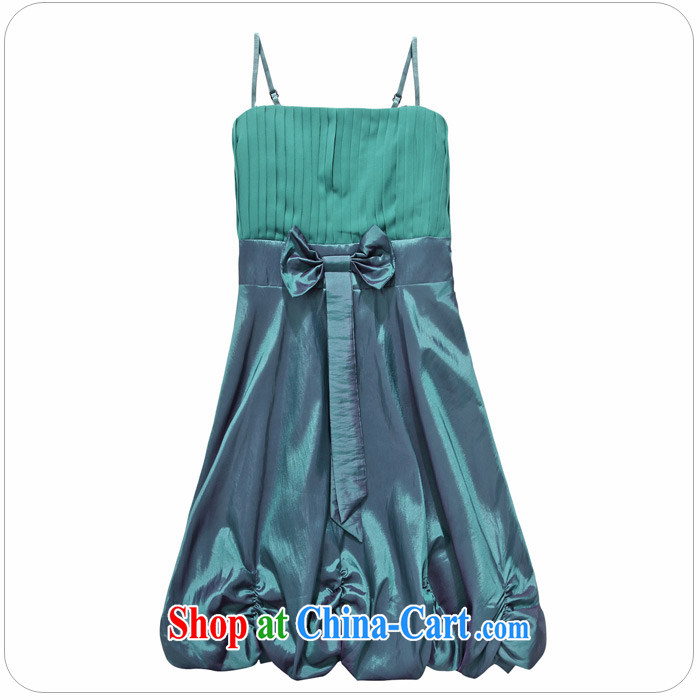 The delivery package mail -- 2015 new summer Korean lantern skirt GALLUS DRESS XL stylish the waist graphics thin dress, chair Green XXL approximately 145 - 165 Jack pictures, price, brand platters! Elections are good character, the national distribution, so why buy now enjoy more preferential! Health