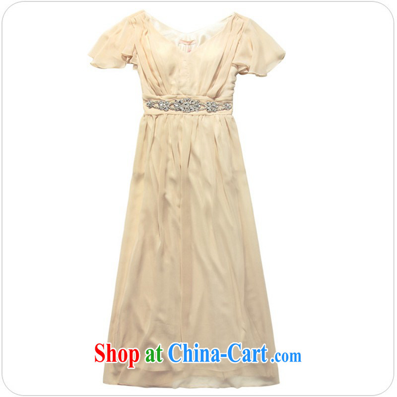 The delivery package as soon as possible by 2015 new summer luxury American drilling the waist snow woven skirts XL video thin flouncing cuff dress evening dress in black XXXL approximately 165 - 180 jack, land is still the garment, shopping on the Internet