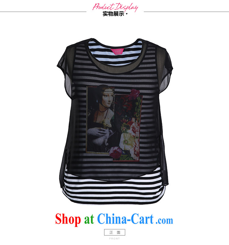 Slim Li-su 2015 summer new, larger female, T-shirt striped 100 ground vest video thin really two-piece Q 7730 by red 2 XL pictures, price, brand platters! Elections are good character, the national distribution, so why buy now enjoy more preferential! Health