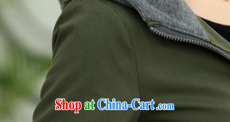 100 Li film 2015 spring new and indeed XL style loose cap, long wind jacket thick MM army green 6 XL pictures, price, brand platters! Elections are good character, the national distribution, so why buy now enjoy more preferential! Health