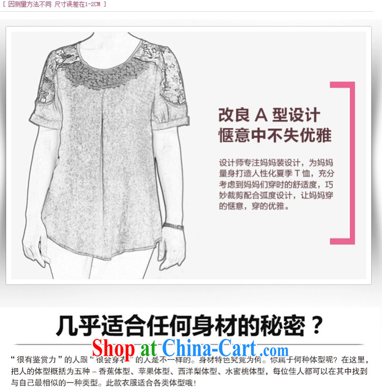 Grand Pacific 2015 spring and summer short-sleeved thick mother women T pension maximum number, older women cotton the loose snow woven shirts graphics thin the red XXXXL pictures, price, brand platters! Elections are good character, the national distribution, so why buy now enjoy more preferential! Health