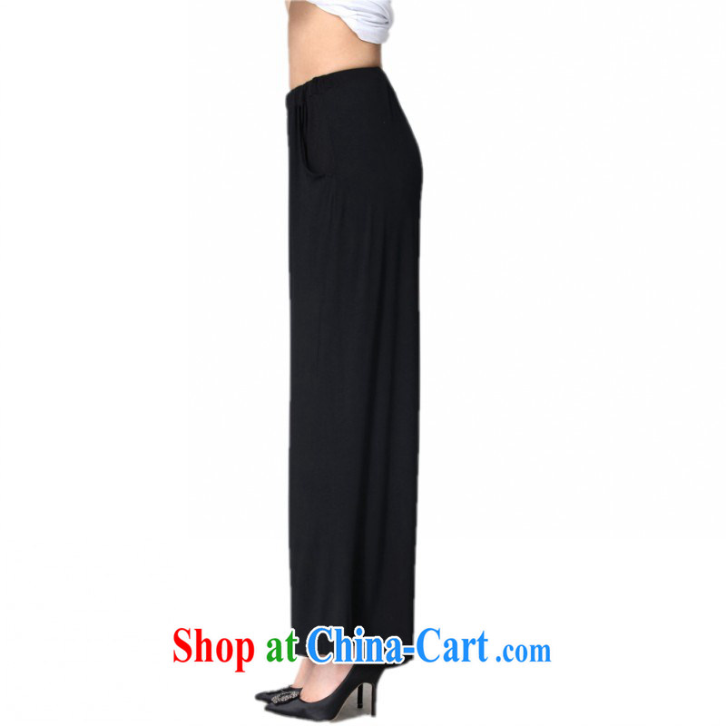 The delivery package as soon as possible e-mail 2015 spring and summer new, modern style OL Wide Leg trousers and ventricular hypertrophy, Lady, generation, trousers thick mm loose dress pants black 5 XL approximately 180 - 210 jack, land is still the garment, shopping on the Internet