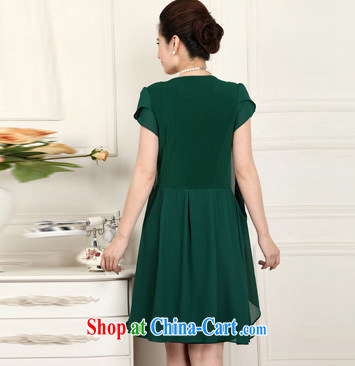 The line in a older MOM dresses new short-sleeve stretch good lace loose version 5 E 4105 green 6 XL pictures, price, brand platters! Elections are good character, the national distribution, so why buy now enjoy more preferential! Health