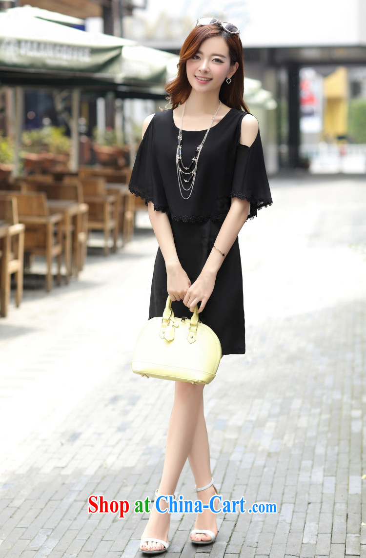 The Pueblo, The 2015 summer new dresses bat sleeves stitching sleeveless ice woven loose larger female black XXL pictures, price, brand platters! Elections are good character, the national distribution, so why buy now enjoy more preferential! Health