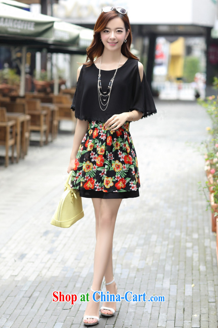 The Pueblo, The 2015 summer new dresses bat sleeves stitching sleeveless ice woven loose larger female black XXL pictures, price, brand platters! Elections are good character, the national distribution, so why buy now enjoy more preferential! Health