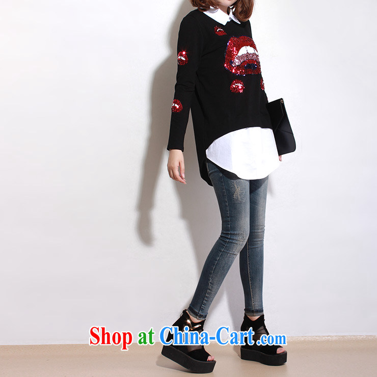 Director of the Advisory Committee 2015 spring new Korean XL women mm thick, long, T shirt solid T-shirt leave of two piece shirt black loose all code brassieres tile 104 pictures, price, brand platters! Elections are good character, the national distribution, so why buy now enjoy more preferential! Health