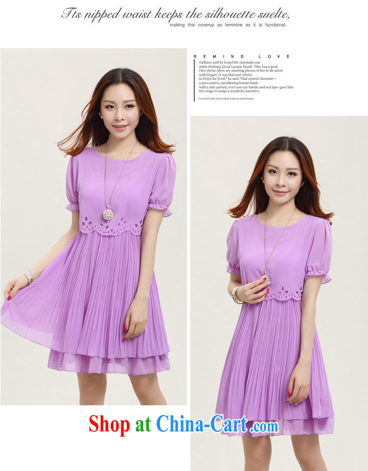In accordance with South Korea Connie 2015 women on a new larger female snow woven loose video thin dress 1014 purple XXXXXL pictures, price, brand platters! Elections are good character, the national distribution, so why buy now enjoy more preferential! Health