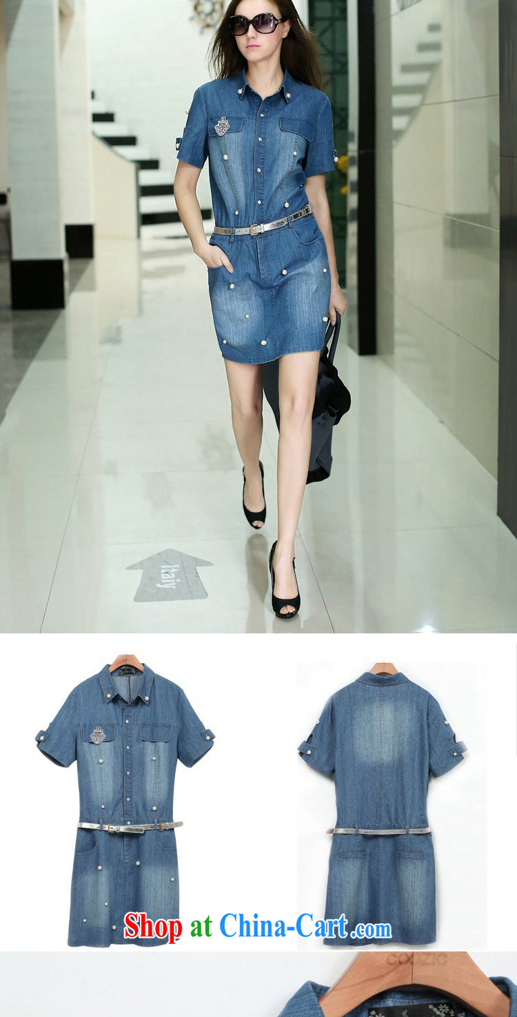 Tang year 2015 girls, summer the Code women dress loose video thin, long denim dress short-sleeved denim blue/1501 XL 4 165 - 175 Jack left and right pictures, price, brand platters! Elections are good character, the national distribution, so why buy now enjoy more preferential! Health