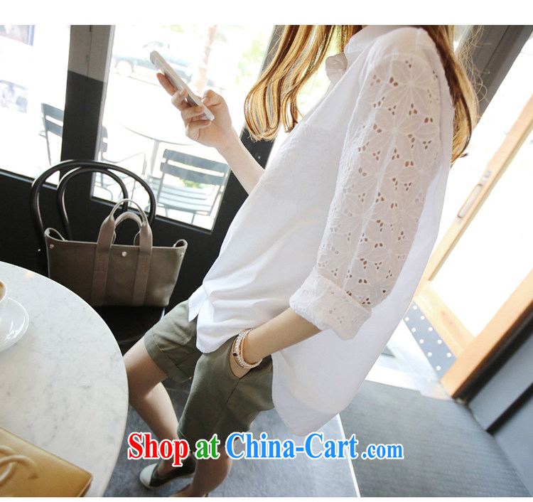 2015 Baoxinfu new Korean Summer Language the fat XL thick MM 200 Jack shirt loose-yi girls 5111 white XXXL (160 - 200 ) jack pictures, price, brand platters! Elections are good character, the national distribution, so why buy now enjoy more preferential! Health