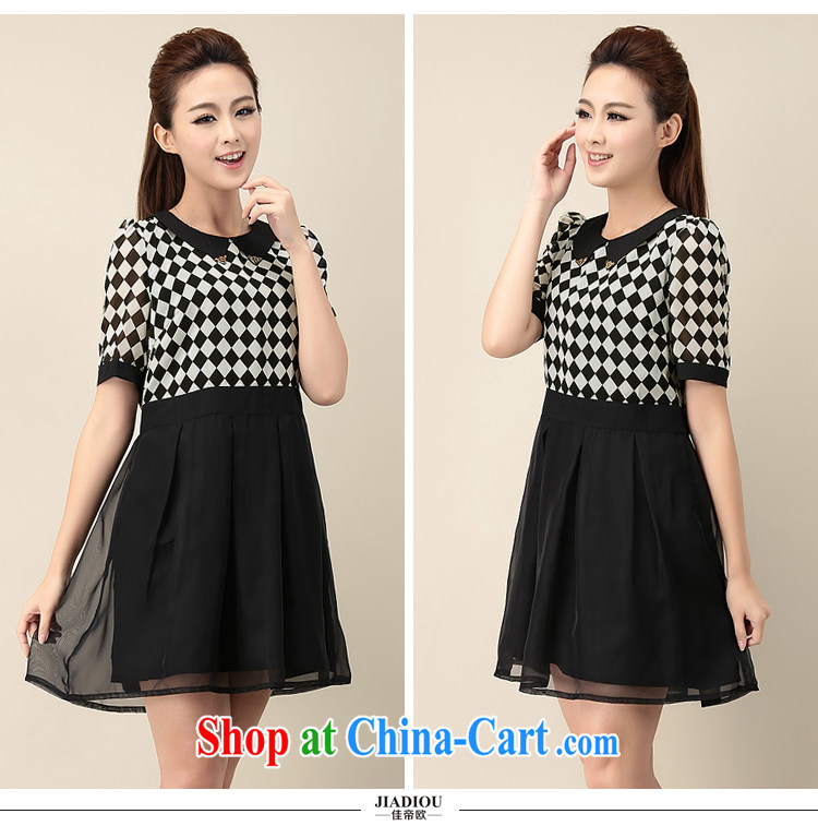 Better the Dili Europe summer 2015 new XL women mm thick skirts thick sister cultivating OL 1000 bird grid snow woven dresses black large number 2 XL pictures, price, brand platters! Elections are good character, the national distribution, so why buy now enjoy more preferential! Health