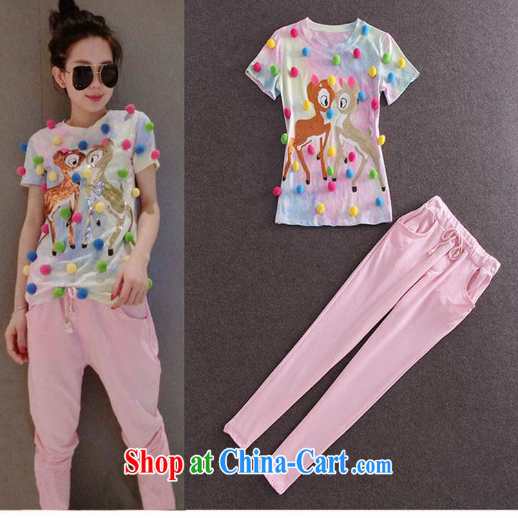hamilton 2015 spring and summer new foreign trade dress color plush, T-shirt + pants Kit WA 2919 figure M pictures, price, brand platters! Elections are good character, the national distribution, so why buy now enjoy more preferential! Health