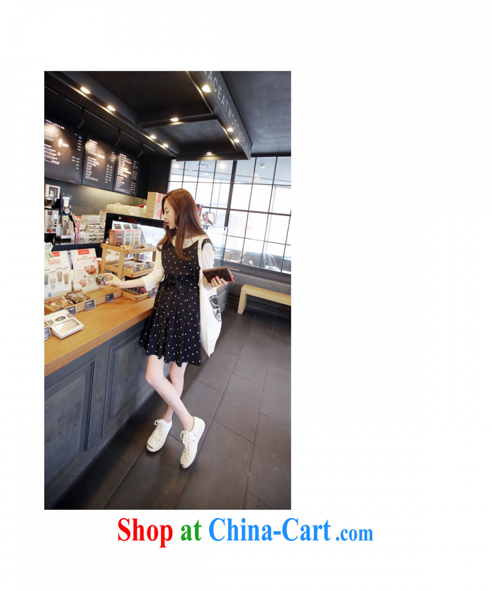 The Code women ground 100 Korean Sweet Dot bow tie strap skirt dresses long-sleeved shirt T two kits #3031 photo color XL pictures, price, brand platters! Elections are good character, the national distribution, so why buy now enjoy more preferential! Health