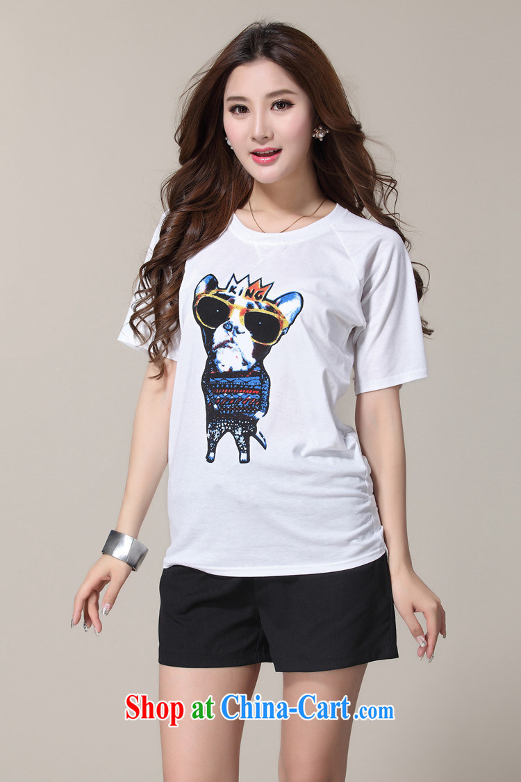 The delivery package as soon as possible by the obesity mm larger T shirts 2015 new summer leisure Korean Super Q stamp short-sleeved T-shirt and comfortable cotton T gray 5 XL approximately 165 - 190 Jack pictures, price, brand platters! Elections are good character, the national distribution, so why buy now enjoy more preferential! Health