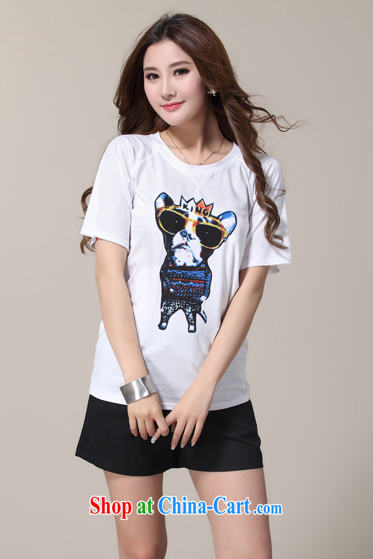 The delivery package as soon as possible by the obesity mm larger T shirts 2015 new summer leisure Korean Super Q stamp short-sleeved T-shirt and comfortable cotton T gray 5 XL approximately 165 - 190 Jack pictures, price, brand platters! Elections are good character, the national distribution, so why buy now enjoy more preferential! Health
