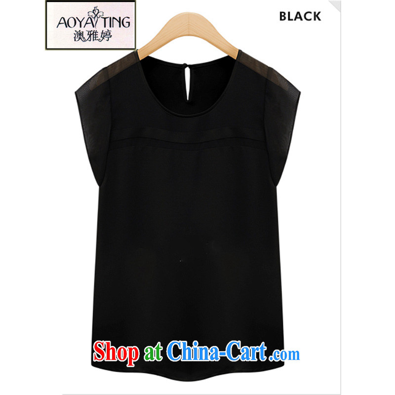 o Ya-ting 2015 summer New, and indeed increase, snow-woven shirts thick mm summer short-sleeved T-shirt girls 821 black 5 XL recommends that you 175 - 200 jack, O Ya-ting (aoyating), online shopping