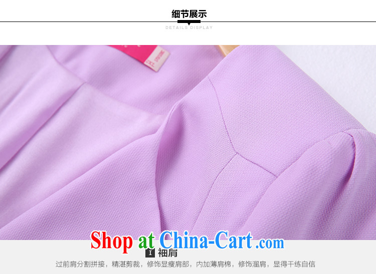 Slim Li-su 2015 spring new, larger female Korean OL 7 cuff folds down small jacket Q 7035 by red 4 XL pictures, price, brand platters! Elections are good character, the national distribution, so why buy now enjoy more preferential! Health