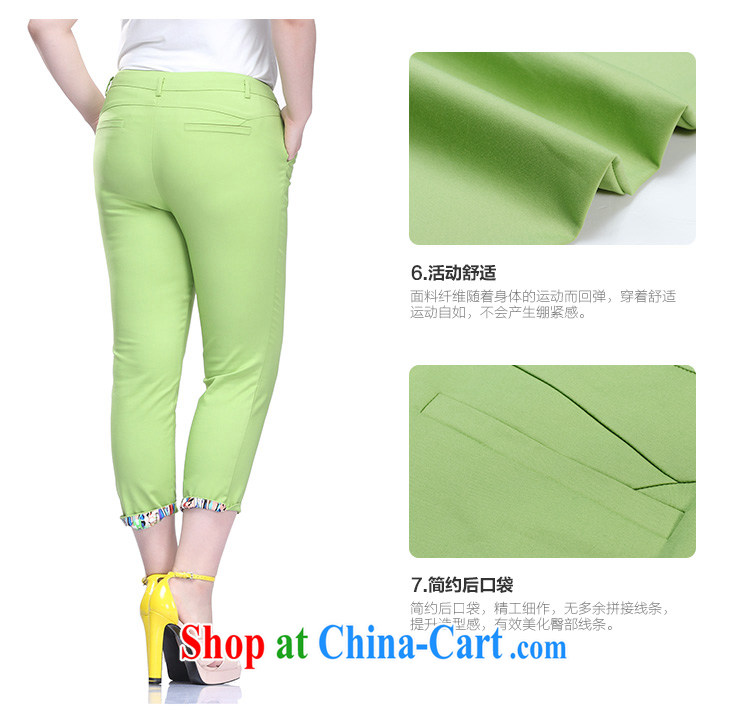 Slim Li-su 2015 summer new, larger women waist in stamp duty castor 100 8 ground pants flip side 7 pants Q 8659 black 34 pictures, price, brand platters! Elections are good character, the national distribution, so why buy now enjoy more preferential! Health