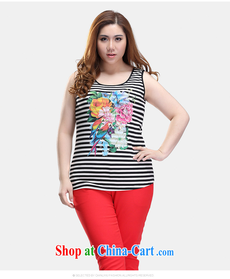 Slim LI Sau 2015 spring and summer new, larger female simple animal stamp no sleeves and vest T pension Q 7079 by red 4 XL pictures, price, brand platters! Elections are good character, the national distribution, so why buy now enjoy more preferential! Health