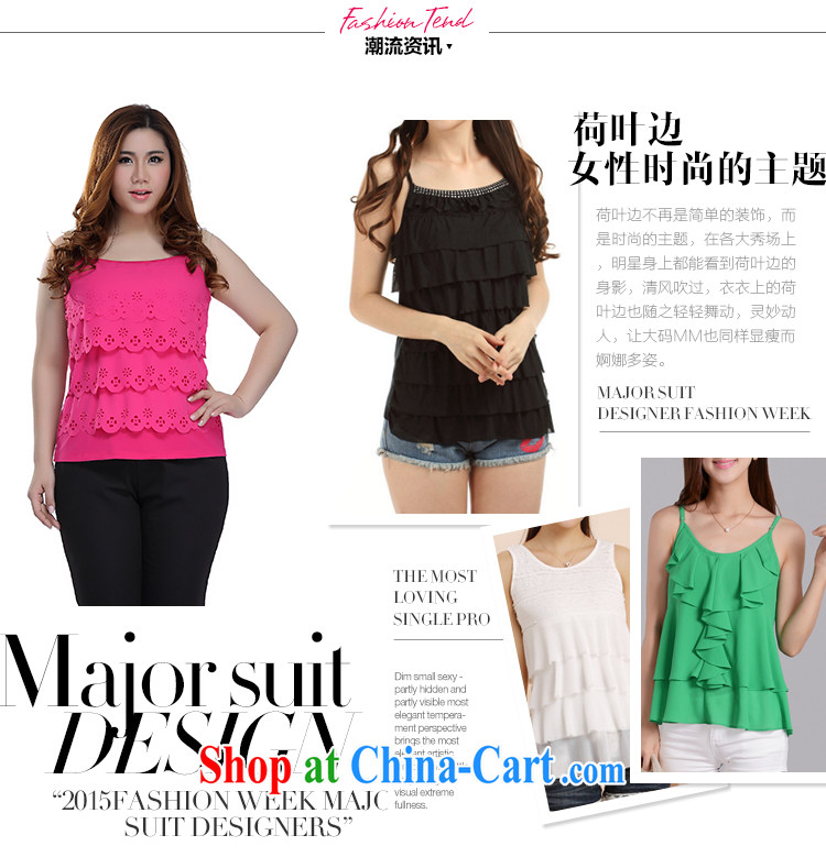 Slim LI Sau 2015 new flouncing graphics thin sweet solid strap vest Q 7908 black 3 XL pictures, price, brand platters! Elections are good character, the national distribution, so why buy now enjoy more preferential! Health