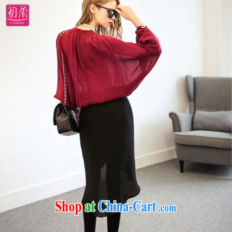 At first Sophie 2015 spring and summer, girls with the United States and Europe, as well as streets before stitching Solid Color pants thick MM graphics thin 200 jack can be seen wearing a black xxxxxL early, Sophie (CHUROU), online shopping