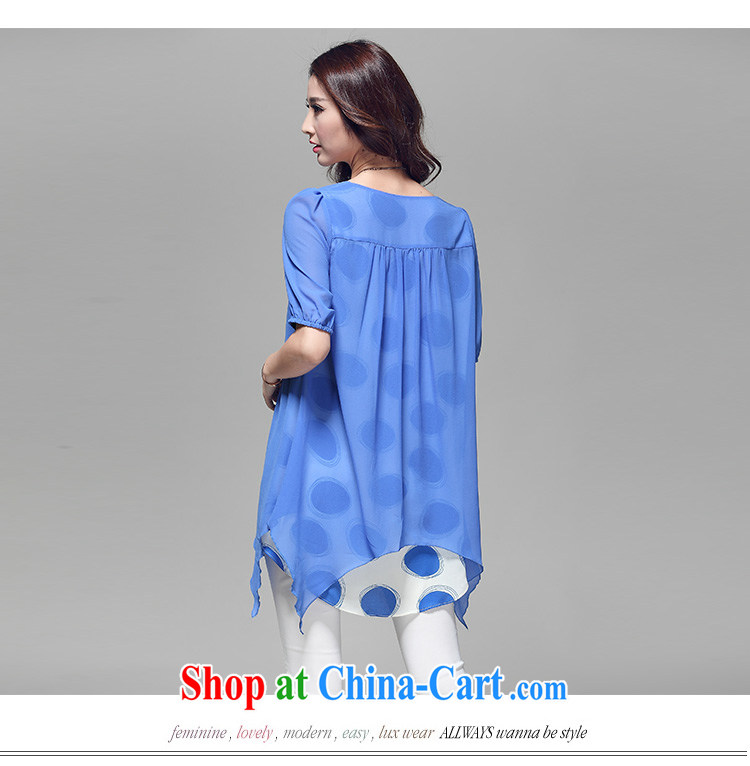 Morning would be 2015 spring and summer new, larger female Pearl snow woven large numbers leave two collision color T shirts and indeed increase does not rule out the pearl snow T woven shirts blue 4 XL recommendations 150 - 165 Jack pictures, price, brand platters! Elections are good character, the national distribution, so why buy now enjoy more preferential! Health