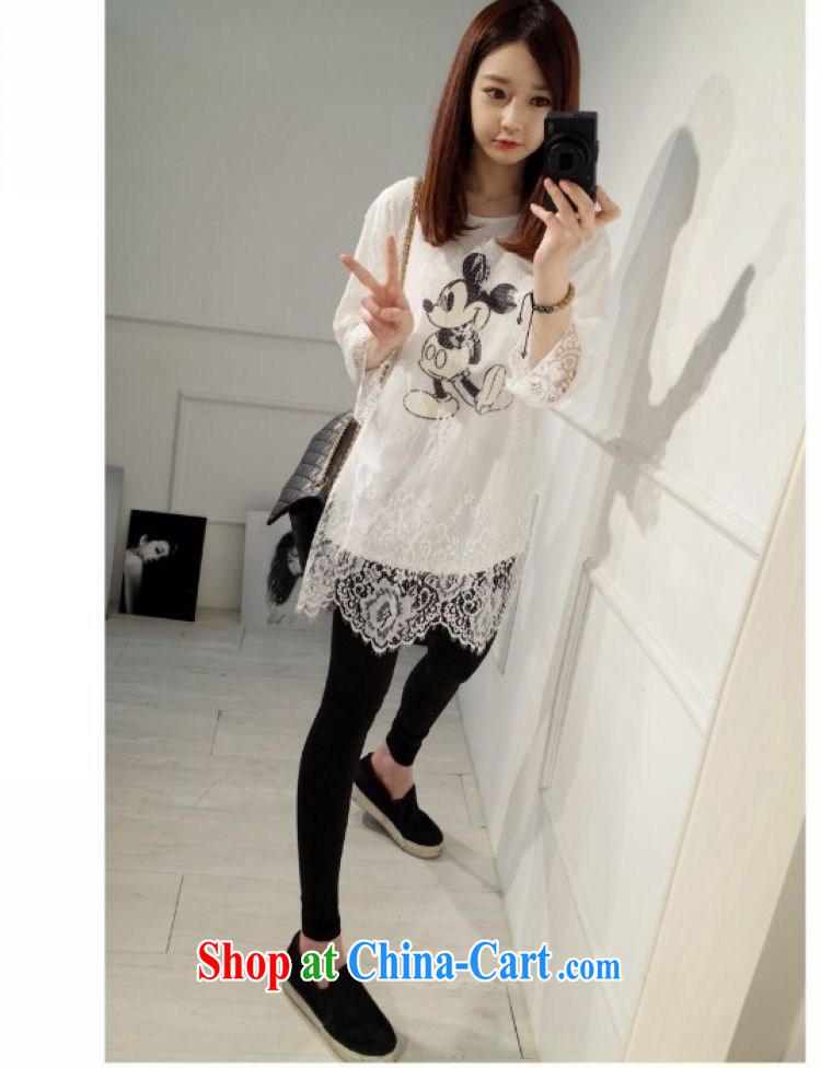 Flexible early 2015 spring and summer, female loose the code thick MM graphics thin sexy lace stitching cute, dresses 200 jack can be seen wearing black are code pictures, price, brand platters! Elections are good character, the national distribution, so why buy now enjoy more preferential! Health