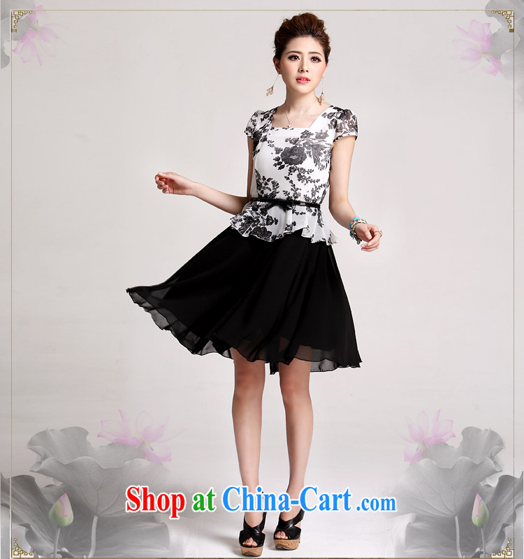 The Ju-summer 2015 With New Party for the short-sleeved leave two snow-woven dresses Girls (the belt) 5118 black XXXL pictures, price, brand platters! Elections are good character, the national distribution, so why buy now enjoy more preferential! Health